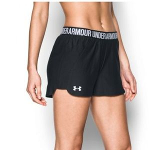 Womens Black Under Armour ® athletic shorts